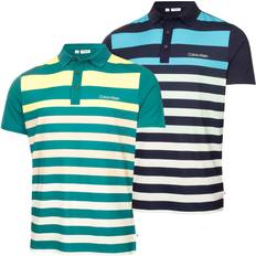 Calvin Klein Polyester Polo Shirts Calvin Klein Somerset Golf Polo Shirt - Navy