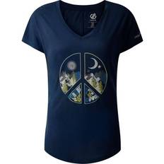 Yoga T-shirts Dare 2b Womens Serene Mountain T-Shirt - Moonlight Denim
