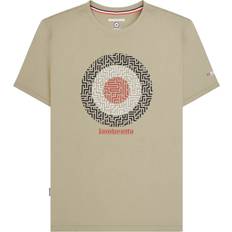 Lambretta Tops Lambretta Mens SS25 Geometric T-Shirt - Stone