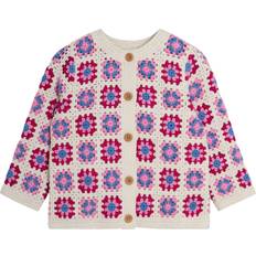 Pink Cardigans JoJo Maman Bébé Kids' Crochet Cardigan - Pink