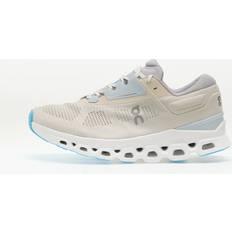 On Brown Running Shoes On Cloudstratus 3 Womens Running Shoes - Cream/Arctic