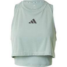 Sølv - Træningstøj Toppe adidas Cool Intensity 2in1 Træningstop Dame - Pastelgrøn/Sort