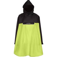 Gula - Unisex Ytterkläder Vaude Cykeljacka Valero Poncho Neon Yellow/Black