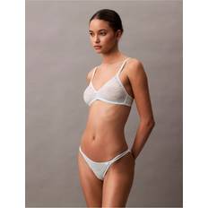 Calvin Klein Grøn BH'er Calvin Klein Triangle Bra - Sheer Marquisette - Green