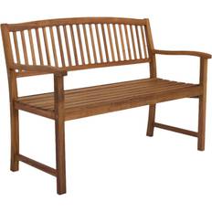 Suntime 2-Seater Acacia Wood Natural Garden Bench