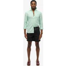 Superdry Men Swimming Trunks Superdry Sportswear Logo 17" Swim Shorts - Black