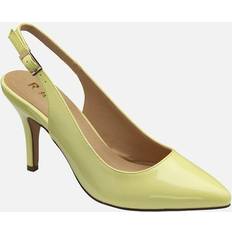 Yellow Heels & Pumps Ravel Kavan Pointed Slingback Heeled Courts