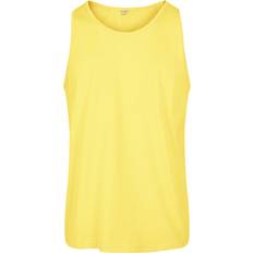Yellow Tank Tops Build Your Brand Mens Basic Tank Top - Yellow