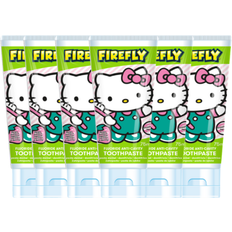 Firefly Hello Kitty Kids Striped Strawberry Gel Fluoride Toothpaste 6 x 75ml