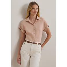 Lauren Ralph Lauren Linen Short Sleeve Shirt