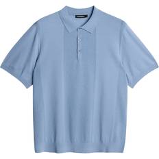 J.Lindeberg Polo Shirts J.Lindeberg Reymond Solid Stripe Polo - Blue