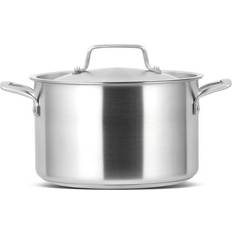 Dunelm Gourmet 24cm Stockpot With Lid with lid 6.6 L 24 cm