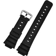 Casio Watch Straps Casio Rubber for Casio Shock GW5000-1 GW5000 Black Strap Watch Band