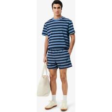 Lacoste Men Swimwear Lacoste Striped Swim Trunks - Blue