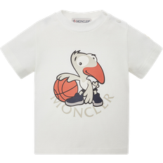 Moncler T-shirts Moncler Duck Logo Tee Infants - White