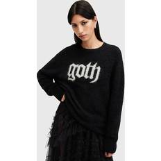 AllSaints Women Jumpers AllSaints Goth Wool Rich Jumper - Black