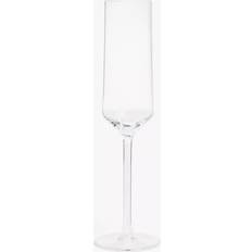 John Lewis Plastic Picnic Flute 177ml Clear Champagne Glass