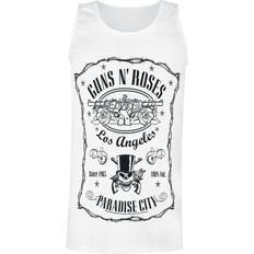 Loose - Men Tank Tops Guns N' Roses Tanktop - Paradise City Label - White