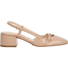Dune London Definition Slingback Court Shoes - Camel