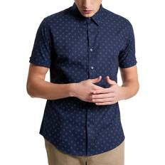 Ben Sherman Shirts Ben Sherman Organic Cotton Regular Fit Stipple Print Shirt