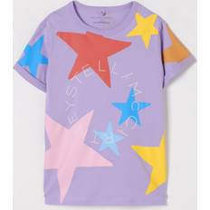 Stella McCartney Kids Cotton Star T-Shirt - Purple