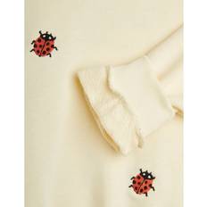 Mini Rodini Ladybugs Emb Lace Sweatshirt - Offwhite
