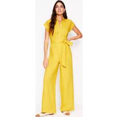 Yellow Jumpsuits & Overalls Boden Colette Pure Linen Jumpsuit - Pineapple Yellow