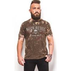 Rock Rebel T-Shirt - Brown