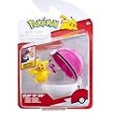 Pokemon ball pikachu Pokémon PKW3638 Clip'n'Go Poké Ball Female Pikachu 5 cm Figur