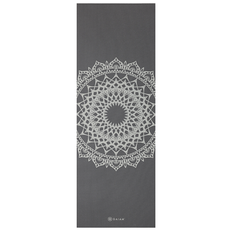 Yogamattor Yogautrustning på rea Gaiam Printed Yogamatta 5 mm Greige