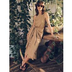 Frankie Wrap Dress - Beige