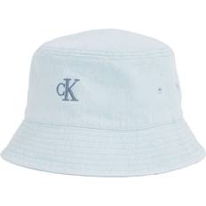 Blå - Denim/Jeansstof Hovedbeklædning Calvin Klein Embro Monogram Denim Bucket Hat - Blue