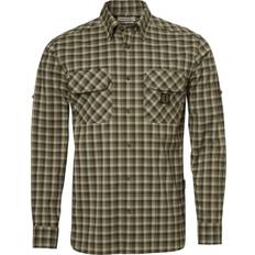 Chevalier Skjortor Chevalier M's Creek Shooting Fit Coolmax Shirt - Mink Brown Checked