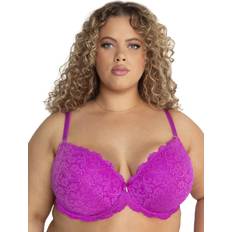Smart & Sexy Smart & Sexy Women's Signature Lace Push Up Bra - Orchid