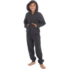 Metzuyan Metzuyan Kids Boys Plain Tracksuit Zip Up Hoodie - Dark Grey