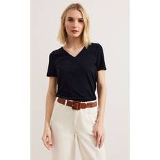 Phase Eight T-shirts Phase Eight Elspeth V-Neck T-Shirt - Navy
