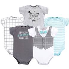 Unisex Baby Cotton Bodysuits Well Dressed Short Sleev