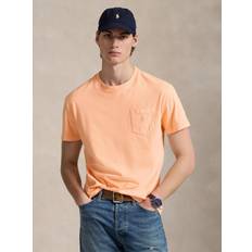 Polo Ralph Lauren Orange T-shirts Polo Ralph Lauren Crew Neck Pocket T-Shirt - Amber