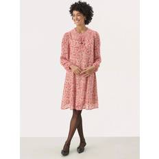 Piyanna Floral Dress - Mars Red/Cream