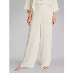 Pyjamas Calvin Klein Pantalon Large Fluide - Blanc