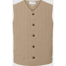 Selected Homme Västar Selected Homme Kviltad Väst - Gråbrun