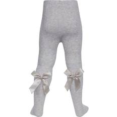 Pantyhoses Metzuyan Metzuyan Baby Girls Stocking Tights With Bows - Grey