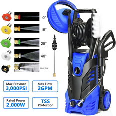 Pressure & Power Washers SUGIFT 3000PSI Electric High Pressure Washer Machine 2 GPM 2200W