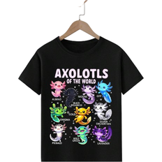 12-18M T-shirts Shein Young Girls Cute Bubble Dragon Printed TShirt Casual Crew Neck Short Sleeve Summer Tee
