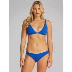 Calvin Klein Blåa Bikinis Calvin Klein Triangle Bikini Top - Blue