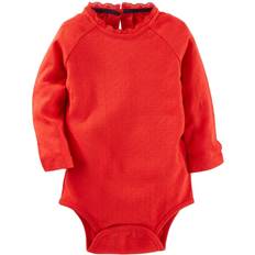 Girls - Red Bodysuits OshKosh B'Gosh Baby Girls' Knit Bodysuit - Red