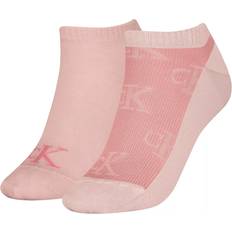 Calvin Klein Orange Underwear Calvin Klein Ribbed Trainer Socks Pack of 2 - Peach
