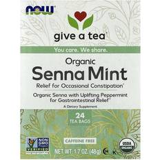 Now Foods Organic Senna Mint 24 Bags 1.7 oz