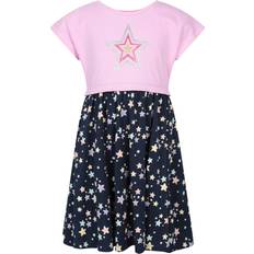 Mountain warehouse Childrens Poppy Star Cotton Dress - Navy