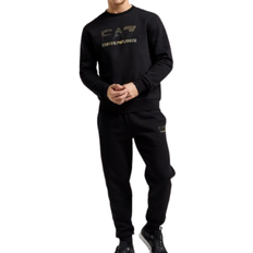 Armani tracksuit Emporio Armani Logo Crew Tracksuit - Black